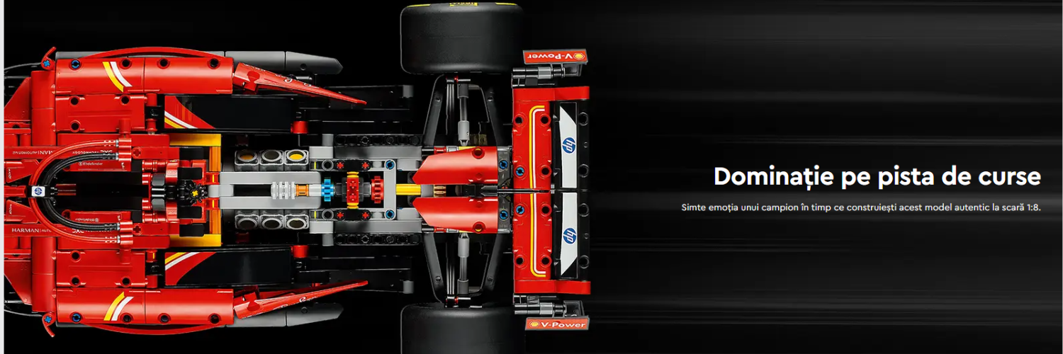 Masina F1 Ferrari SF-24 Lego Technic, 18+ ani, 42207, Lego